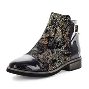 Zola Hearty Women's Boots - Black Patent