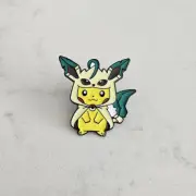Pokemon Pikachu LEAFEON Poncho Enamel Pin Eevee