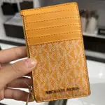 現貨 MICHAEL KORS MK 中款 老花黃 零錢包 卡包 手拿包 KOIKOI 戀戀 美國代購 時尚精品