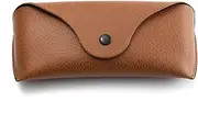 [Generic] Leather Soft Sunglasses Case For Men Glasses Box Bag Hard Protector Eyeglasses Accessories