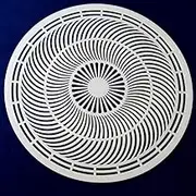 Rolling Fun R22 Rice Paper Roll Tray 10-Pack Swirl Design - Vietnamese Cuisine Tool
