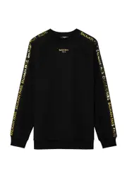 Balmain Kids Metallic Logo Cotton Sweatshirt (12-14 Years) - Black - 14YR (14 Years) 14YR (14 years)