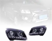 Car Lighting System Headlights Modified Head Lamp LED DRL Bi Xenon Auto Accessories Compatible For Kia Sportage 2007-2012(Headlight No Bulb)