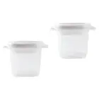 2 Pcs Rice Packing Box Office Cases Microwave Oven Steamed Boxes