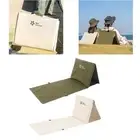 Folding Beach Chair with Back Support, Folding Cushion Seat Foldable Chair for