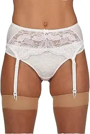 [Classified] Black RED White Ivory DEEP LACE Suspender Belt S 6-8/M 10-12/L 14-16/XL 18-20