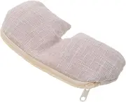 Baluue Natural Himalayan Salt Hot Compress Eye Mask Reusable Eye Heat Compress Tool for Travel Home Relief From Eye Strain and Fatigue Soft and Comfortable Design