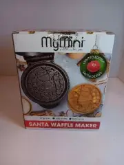 "My Mini" Waffle Maker Santa Small Waffle 5" Plate