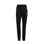 3 X Womens Adidas Essentials French Terry Logo 3-Stripes Black/ White Pants
