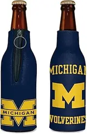 WinCraft NCAA Michigan Wolverines Bottle Cooler, Stubby Holder, Team Colors, One Size