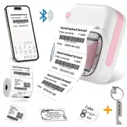 Bluetooth Thermal Label Maker - Mini Printer for Home, Office, and School
