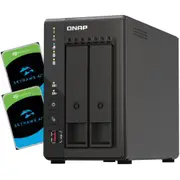 QNAP QVP-21C NVR with 2x 8TB Surveillance HDD Bundle [BDLQNP900213]