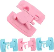 Kisangel 4pcs Safety Locks for Cabinets and Easy Installation Kitchen Cabinet Locks Protection for Secure Furniture