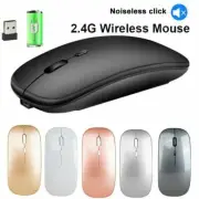 2.4GHz USB Wireless Mouse For PC Laptop Macbook Air Pro iMac Type C Tablet iPad