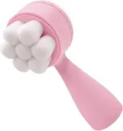 ERINGOGO Double-sided 3d Facial Cleansing Brush Soft Silicone Face Washing Brush for Gentle Exfoliation