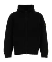 Zipper cardigan M black
