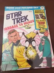 1975 Star Trek Passage To Moauv Book & Record Set In shrinkwrap