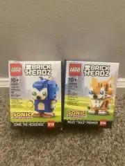 LEGO 40627 & 40628 Sonic the Hedgehog & Miles "Tails" Prower BrickHeadz