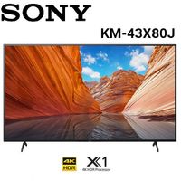 (公司貨)SONY 43型4K智慧電視 KM-43X80J