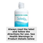 Bausch & Lomb Splash Saline Solution 355ml