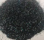 Black Ocean Waves Holographic Metal Flake Glitter .015 Square Painting Crafting