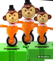 Set Of 3 Solar-Powered Dancing Circus Connectables ~ Monkey