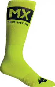 Thor MX Cool, socks , color: Neon-Green/Black , size: L/XL (10-13 US)