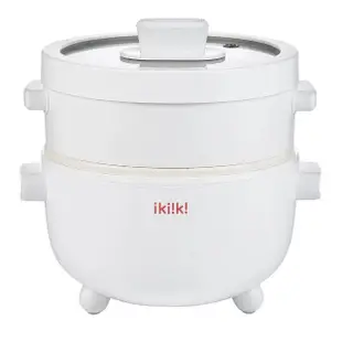 【ikiiki 伊崎】2L陶瓷蒸煮電火鍋 IK-MC3405