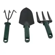 3 Pcs Garden Farming Set Gardening Hand Tool Set Cultivator Fork Trowel Kit