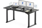 Classic Electric Standing Desk 55x28 Inches Dual Motor 3 Stages Height Adjustable, Black