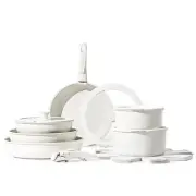 16pcs Pots and Pans Set, Nonstick Cookware Set Detachable Handle, Induction K...