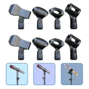 8 Pcs Microphone Clip Clamp Spring-Loaded Clips Universal Holder for