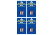 4x Celco Double Hole Metal Pencil Sharper School Office Home Stationery Orange