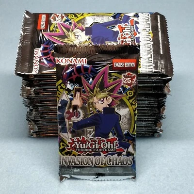 Yugioh Invasion of Chaos 24 Booster Packs = Box Quantity IOC