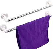YYST Type-C Magnetic 16" to 38" Towel Bar Holder Rack Hanger for Refrigerator, Kitchen Sink,Oven-for Curtain,Towel,Flag,etc (2, White)