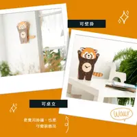 在飛比找momo購物網優惠-【KINYO】搖擺鐘/裝飾掛鐘-小熊貓(MCL-3452)