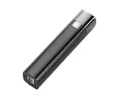 Pen Flashlight USB Charge 3 Light Sources LED Chip Clip Design Widely Used Pen Light Flashlight for Repair Hospital Black