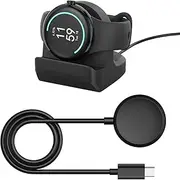 RINGSUN 2 in 1 Magnetic Charger Compatible with Google Pixel Watch 1, Silicone Charging Dock Cradle with Charger Inside, Type C Charger Replacement for Google Pixel Smart Watch 1 Charging Docks