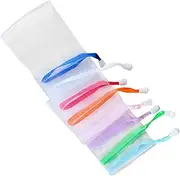 Ipetboom Facial Cleaning Tool Soap Holder Net Handmade Easy Closure Random Color
