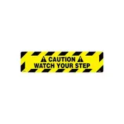 National Marker Floor Signs; Walk On Caution Watch Your Step 6X24 WFS625