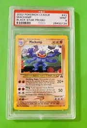 2002 Pokémon League, Machamp Black Star Promo 43/53 Psa 9