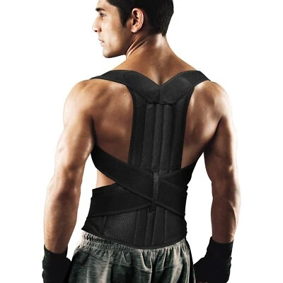 Back Brace Posture Corrector for Women and Men Back Lumbar Support Shoulder Post