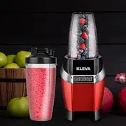 Health Hurricane Max - 1000W Smoothie Blender. High-Powered Smoothie & Shake Maker with Portable Travel Cup Stainless Steel Blades & Pulse Function | Perfect for Juices, Protein Shakes & Frozen Drinks