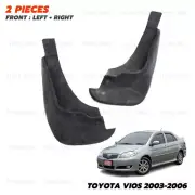 For Toyota Vios Sedan 4 Door 2003 - 06 Pair LR Front Mud Flap Splash Guard
