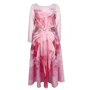 Witch Glinda Elphaba Dress Outfits Costume Walpurgis Night Movie TV Theme Costumes Movie Cosplay for Girls' Kid's Halloween Carnival Mardi Gras Performance Par