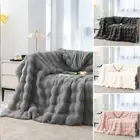 Throw Blanket Super Soft Faux Fur Throw Blanket Warm Cozy Fluffy Blanket ZhRpS