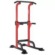 SogesHome Power Tower Pull Up Bar and Dip Station Adjustable Height Dip Stand...