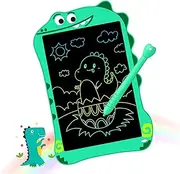 Kids LCD Writing Tablet, Preschool Toddler Drawing Board Toys, Boys Girls Doodle Board Drawing pad Dinosaur Toys for 3 4 5 6 7 8 9 10 11 12 Years Old Children Birthday Party Gift （Green）