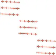 BESPORTBLE 3sets Worldwide Flags Patriotic Flags Small Stick for Decorations 50pcs*3