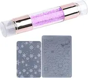 Nail Stamper Tool,Stamping Pens | Rhinestone Embellished Stamping Pens Tool for Manicure Decoration Women Home Nail Salon